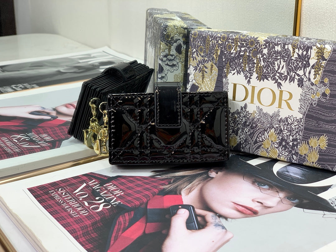 Dior 風琴卡包-10.5cm