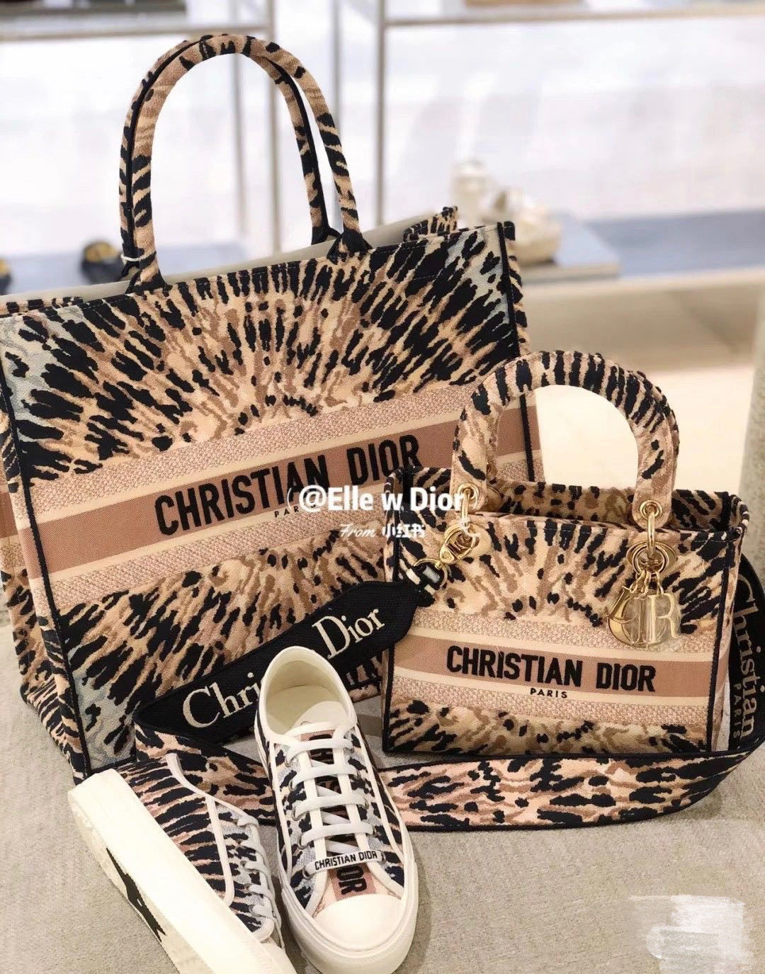 Dior Book Tote-小號36.5cm-萬花筒
