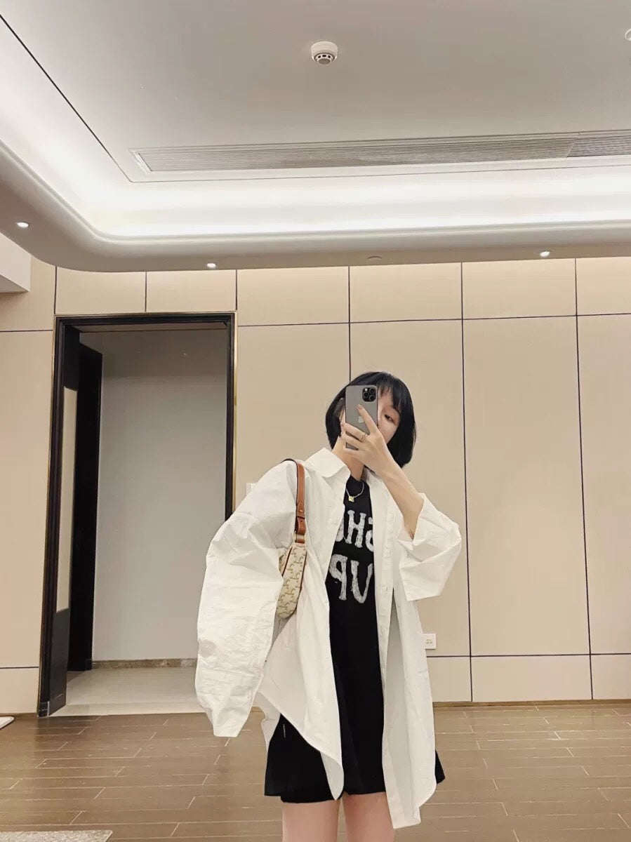 Celine AVA Triomphe帆布手袋-白色老花