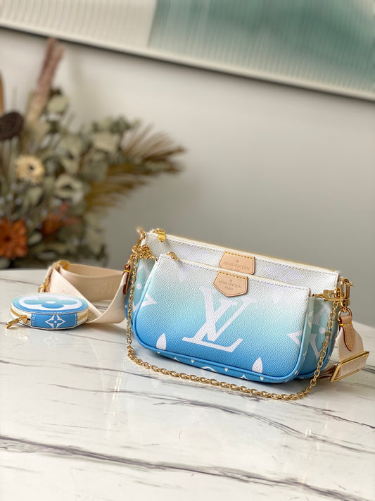 M57633 路L家-Multi Pochette Accessoires 手袋 三合一包