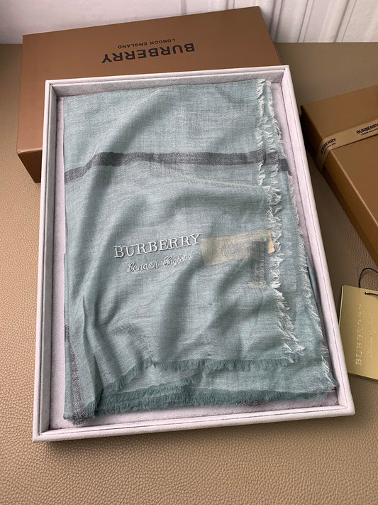 巴B家-羊絨印花長圍巾 200*85cm加寬 100%山羊絨