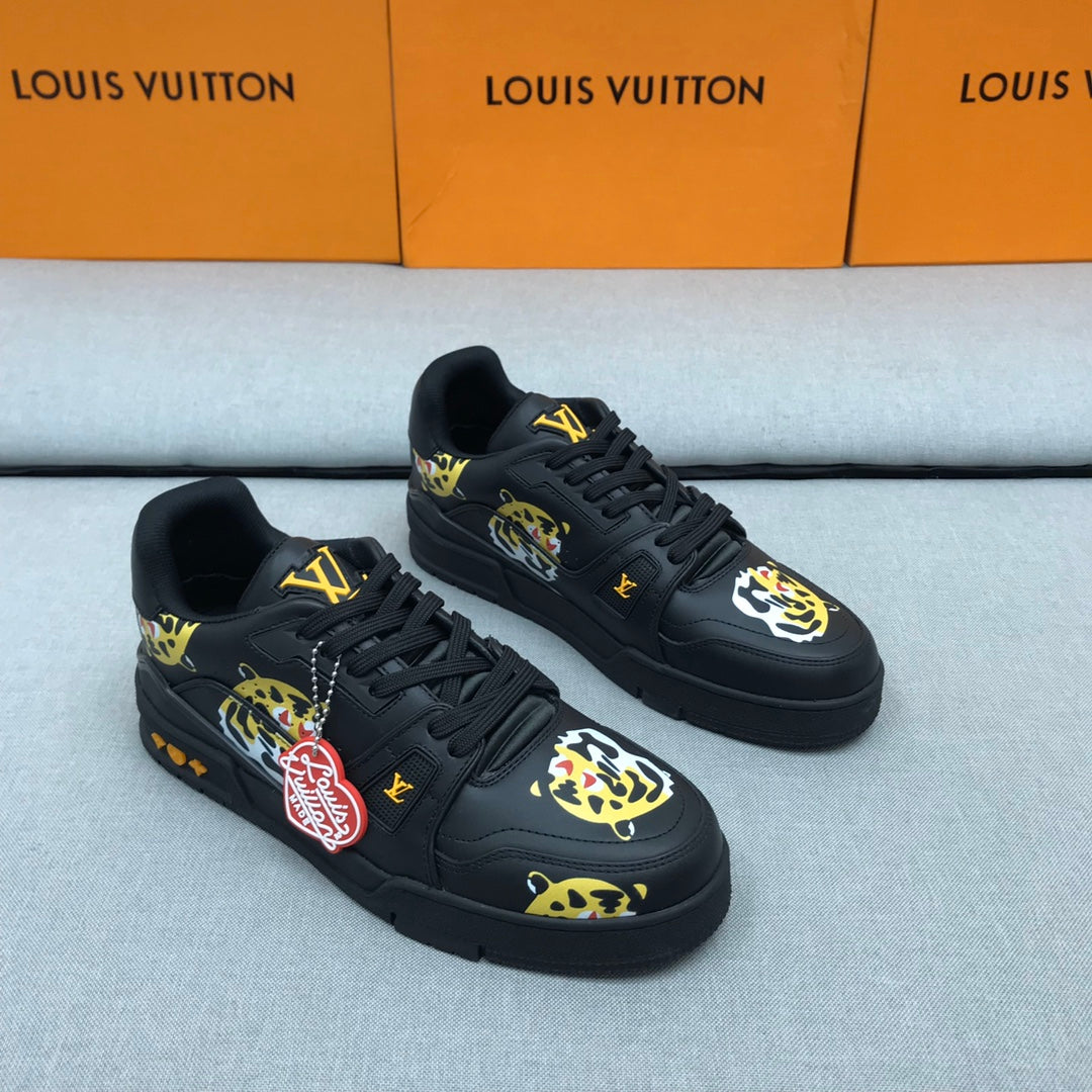 Lou-TRAINER 板鞋 休閒鞋 黑色