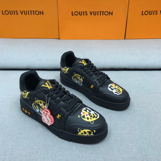 Lou-TRAINER 板鞋 休閒鞋 黑色