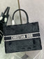 Dior Book Tote-小號36.5cm-秋冬絲絨菱格系列