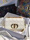 Dior Caro 小號20cm-白色小牛皮