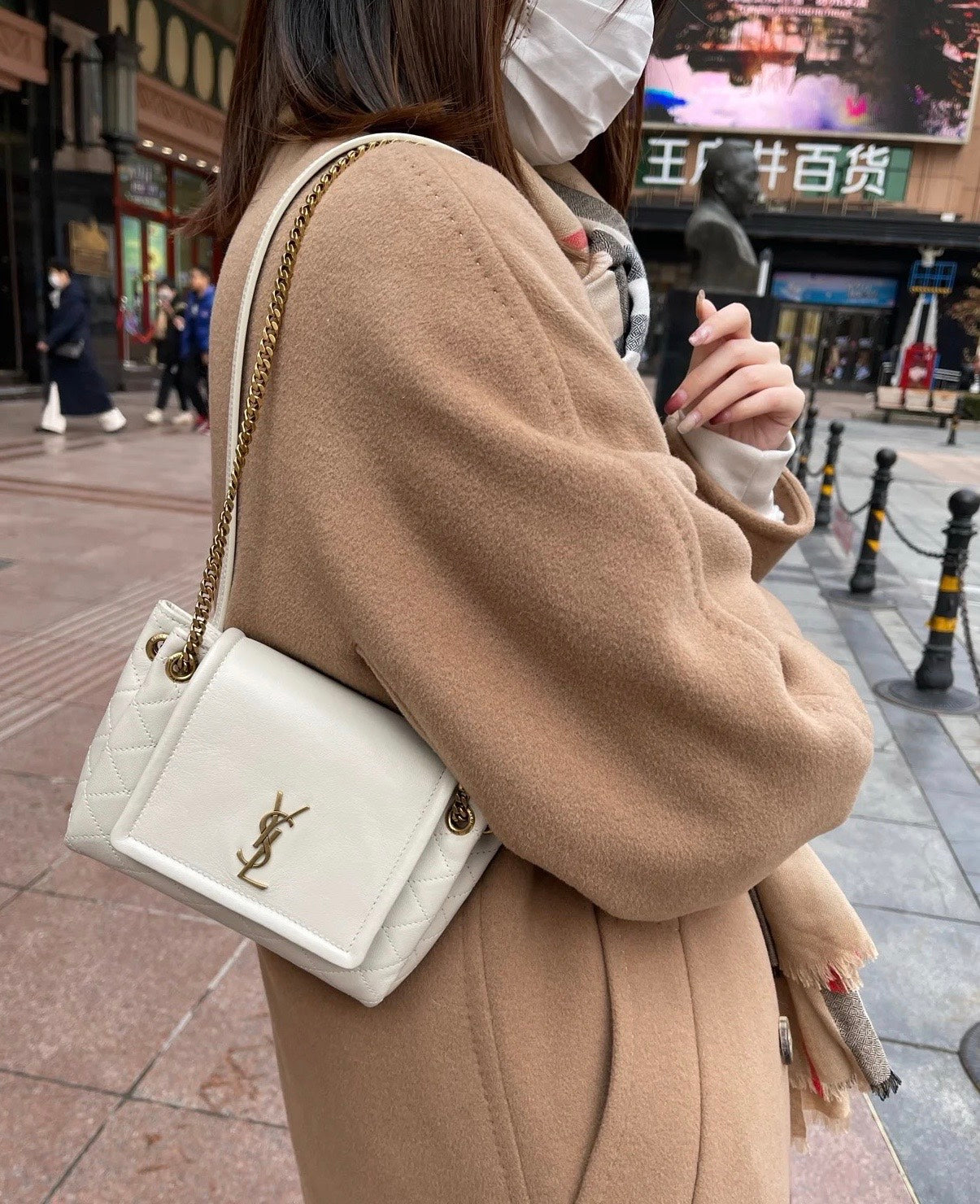 聖Y羅-Monogram Mini Nolita-復古菱格紋翻蓋包