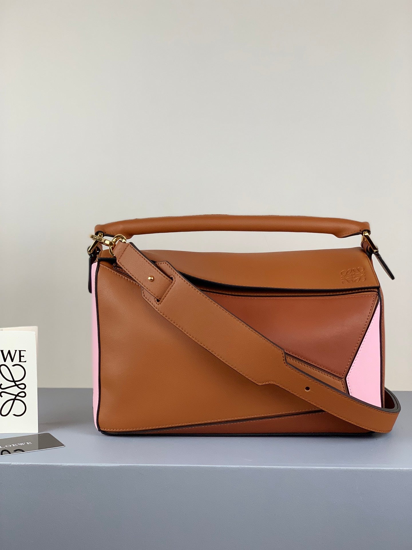 羅L威-Puzzle bag 小牛皮 中號