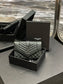 YSL 新品短夾 黑色銀扣
