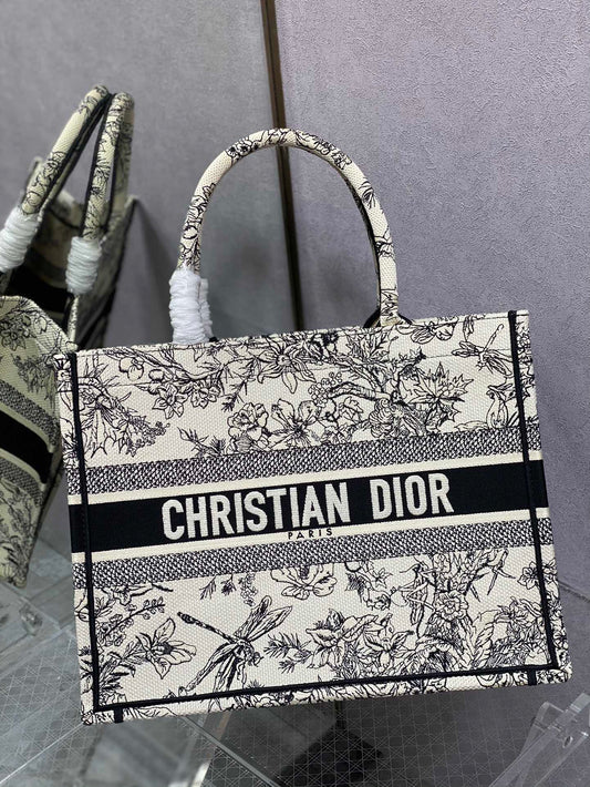 Dior Book Tote-小號36.5cm-  蜻蜓系列