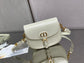Dior Bobby-中號22cm-白色牛皮