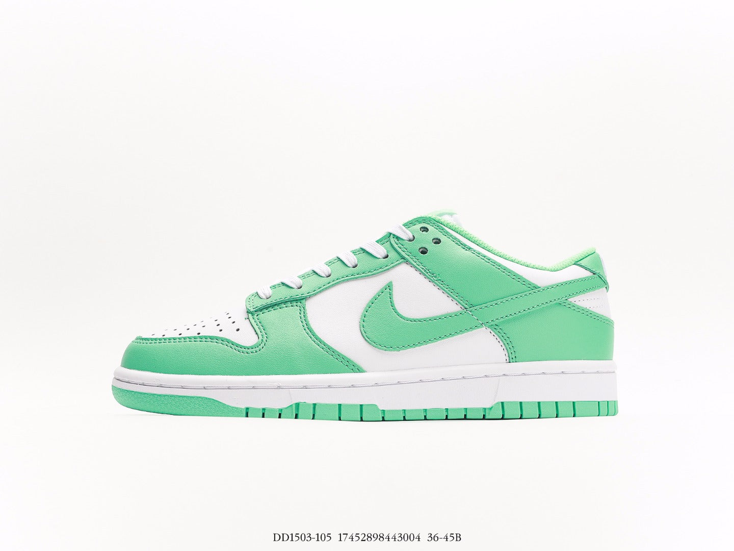 N1KE-WMNS SB Dunk LowWhiteGreen Glow
