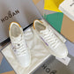 Hogan-2022早春新款 厚底休閒鞋 白色黃尾