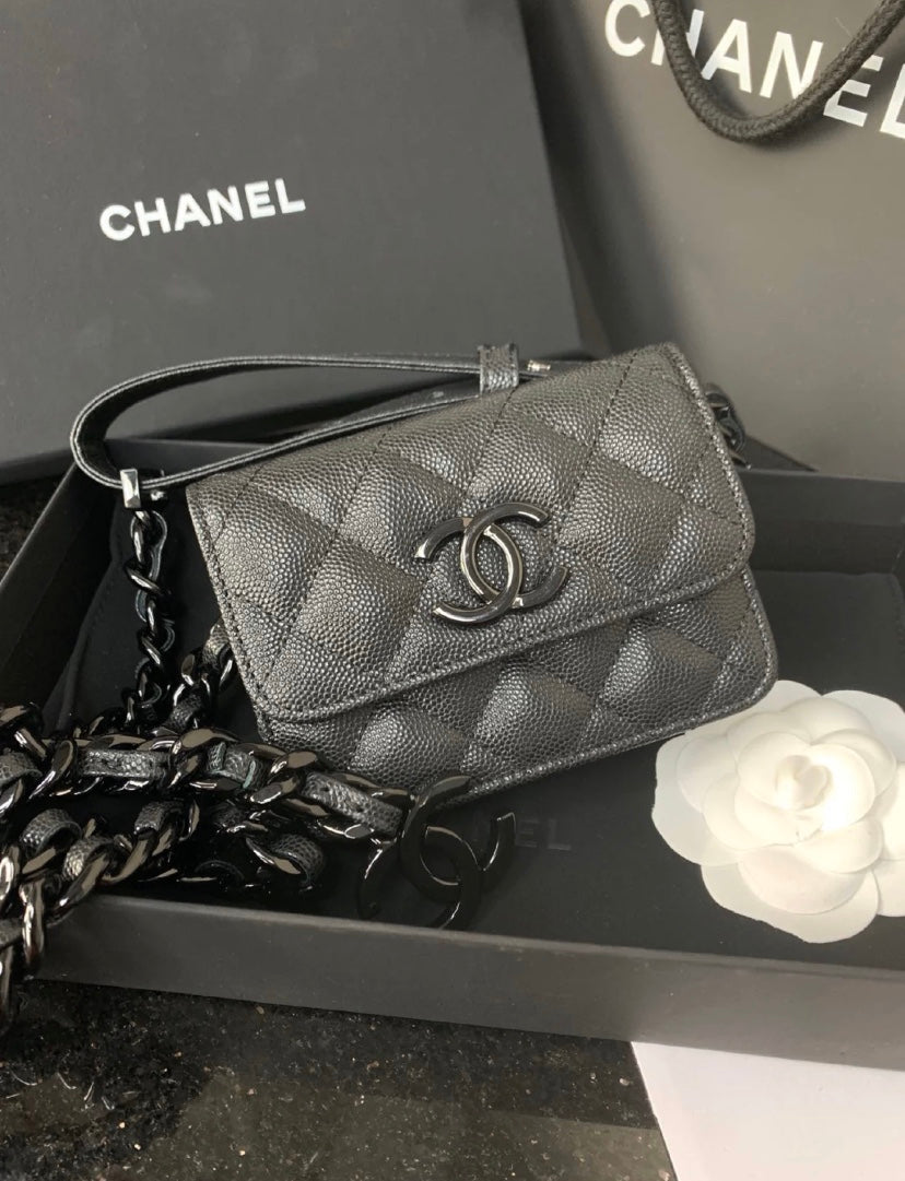 Chanel 黑色卡包