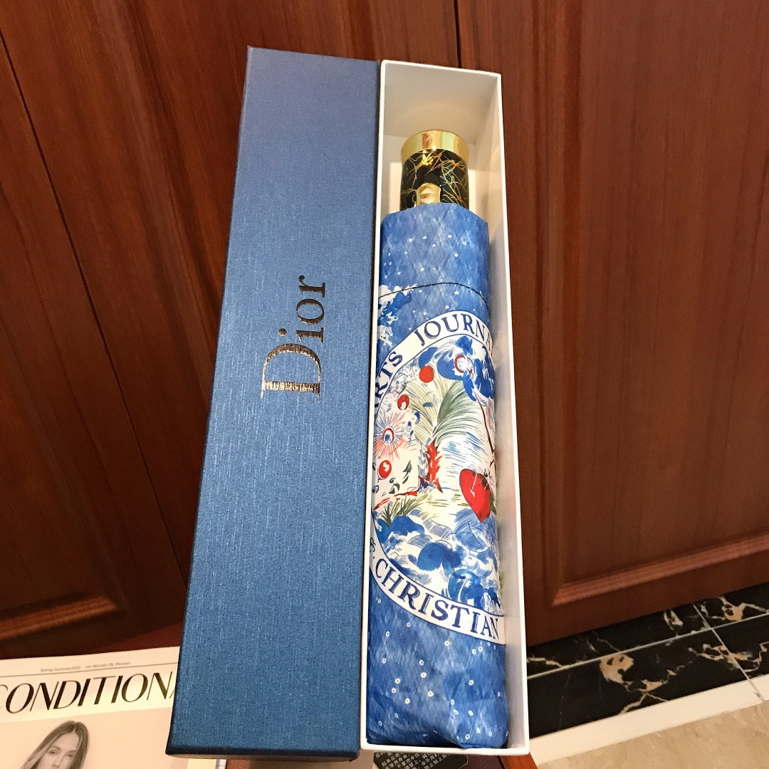 DIOR-雨傘-藍色