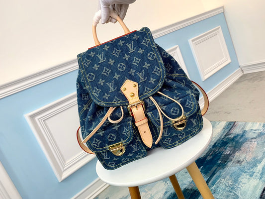 M44460 路L家-牛仔後背包 中古絕版限量款
