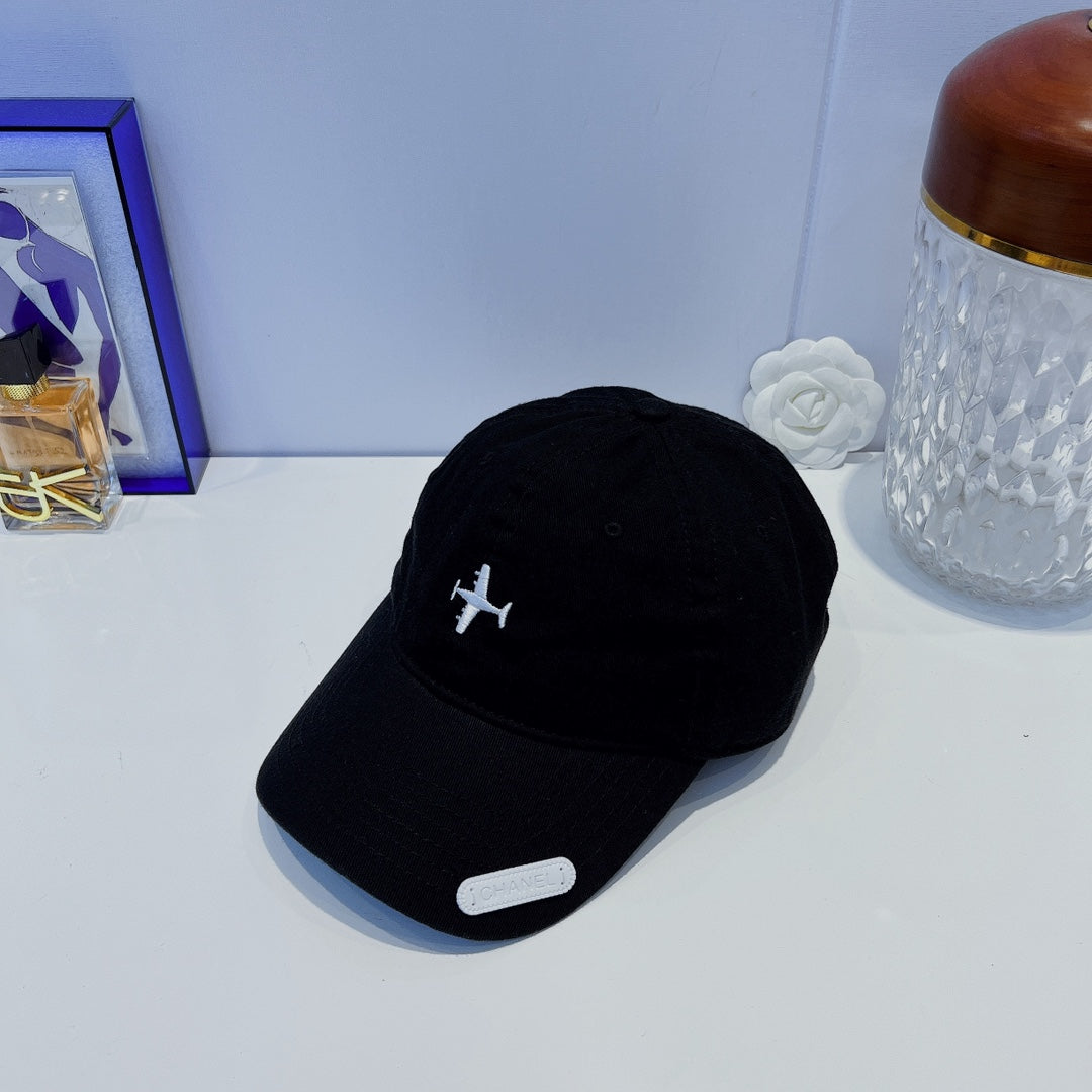 小香家-刺繡飛機LOGO棒球帽 4色