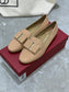 Salvatore Ferragamo鞋-菲拉格慕 圓頭大蝴蝶結 梅花跟 樂福鞋