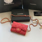 Chanel CF鏈條零錢卡包