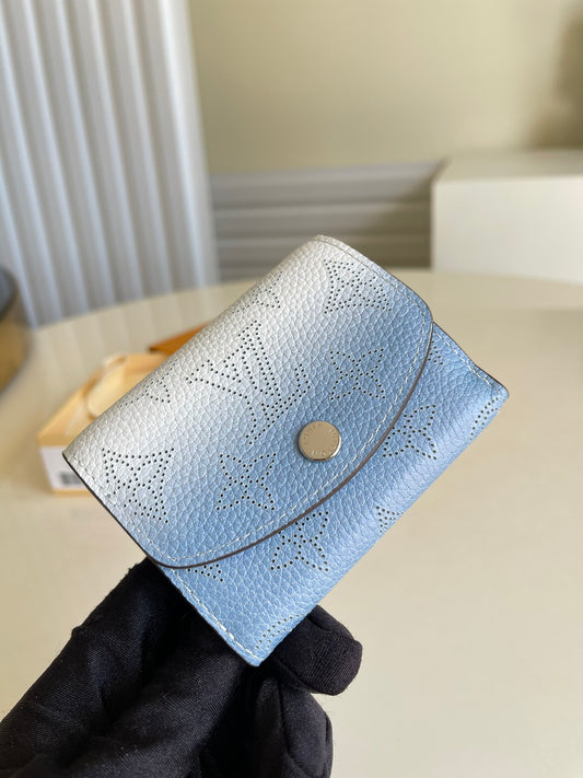 LV M69033 漸變藍 Iris XS 三折短夾