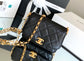 Chanel 復古金幣鏈條口蓋包