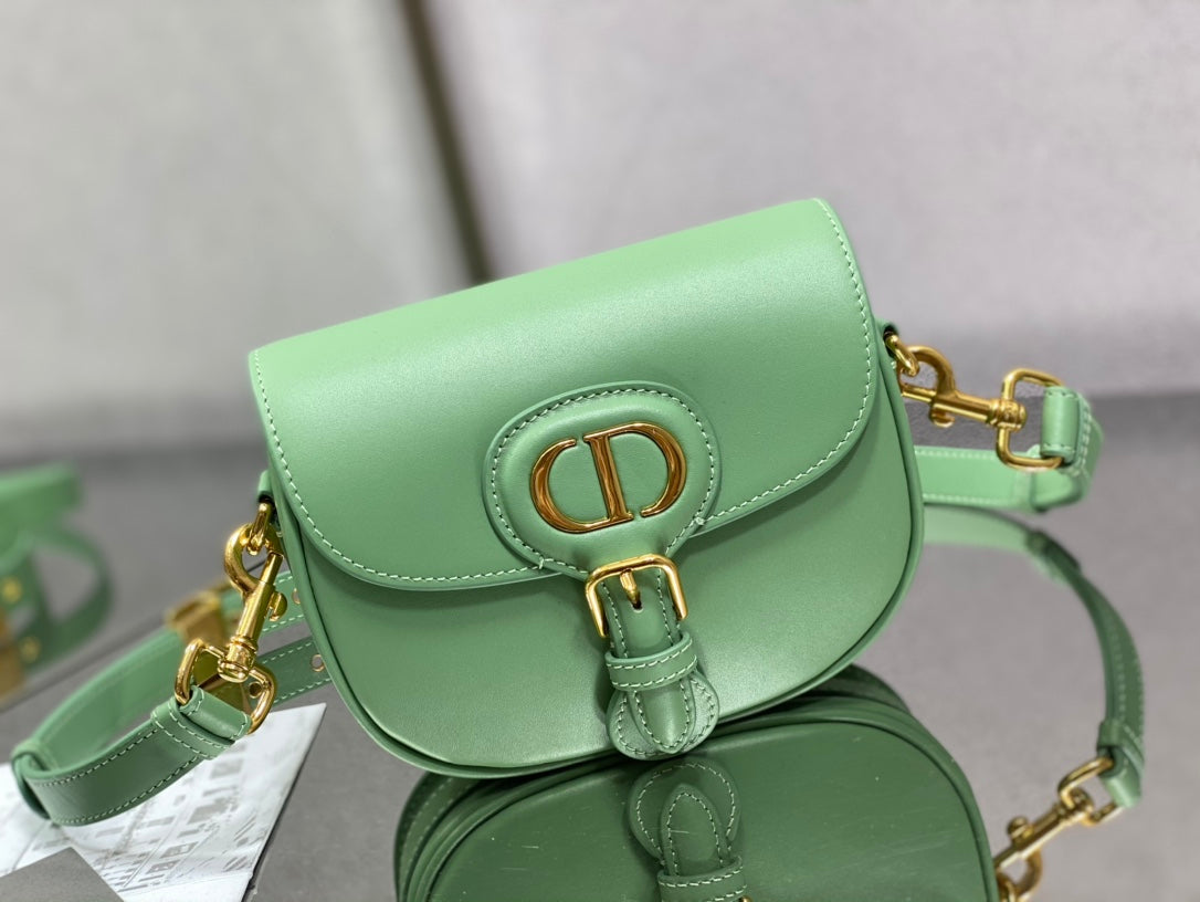 Dior Bobby-小號18cm-薄荷綠牛皮