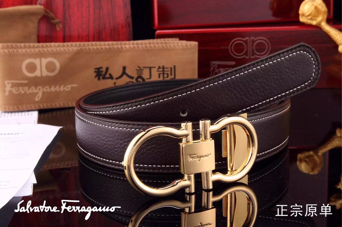 SF菲拉格-皮帶-3吋-男款