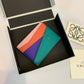 Loewe Plain Card Holder 多色拼接皮革卡包
