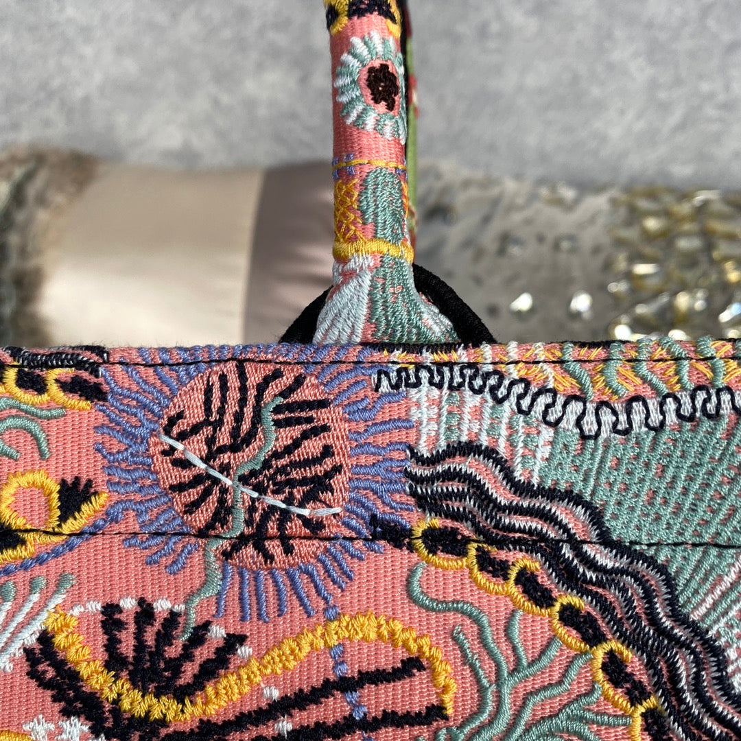 Dior Book Tote-大號41.5cm-多色花朵