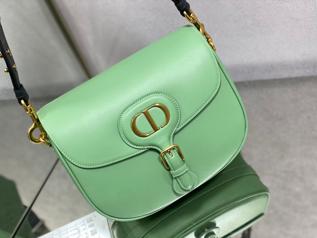 Dior Bobby-大號27cm-薄荷綠牛皮