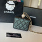 CHANEL 珍珠鏈條零錢包！