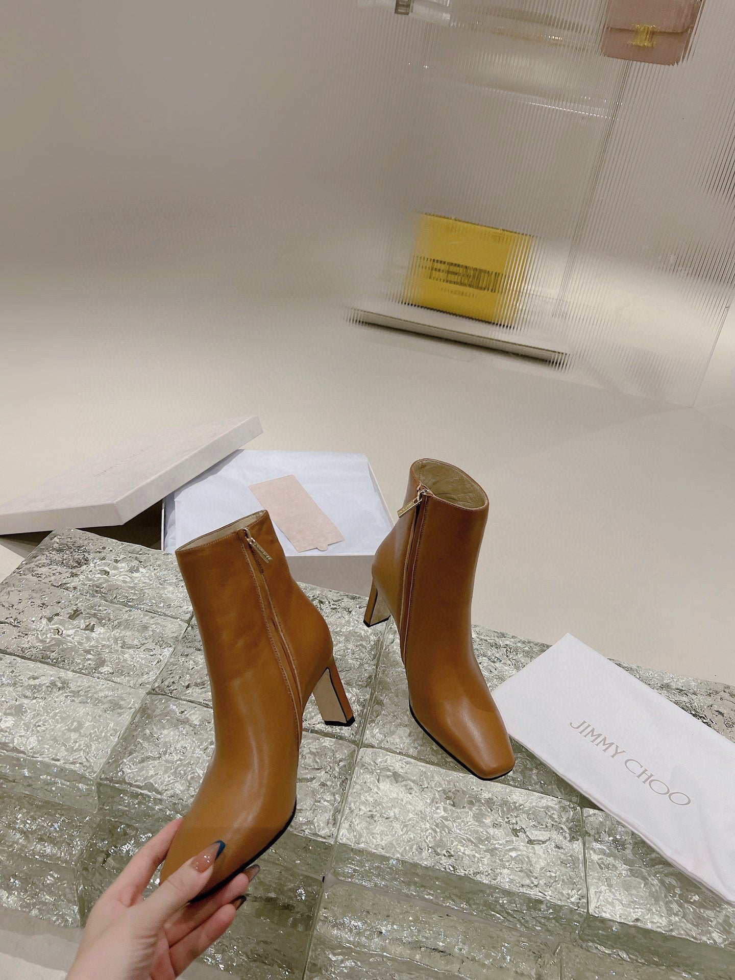 JC傑米-JC大徽章短靴 6.5cm