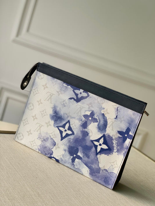 LV M80460 藍彩系列手拿包