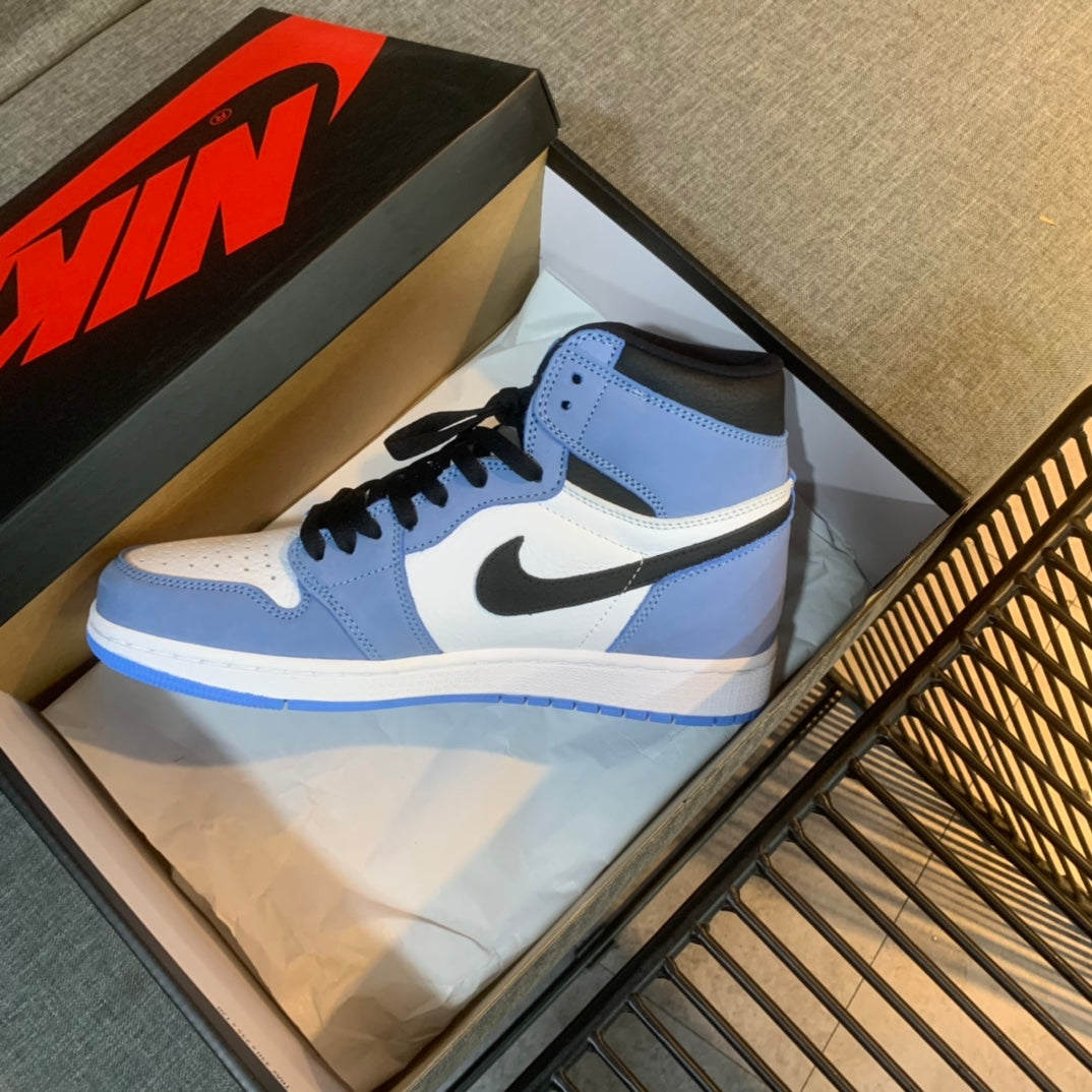 N1K-Air Jordan 1 中筒板鞋 休閒鞋 大學藍