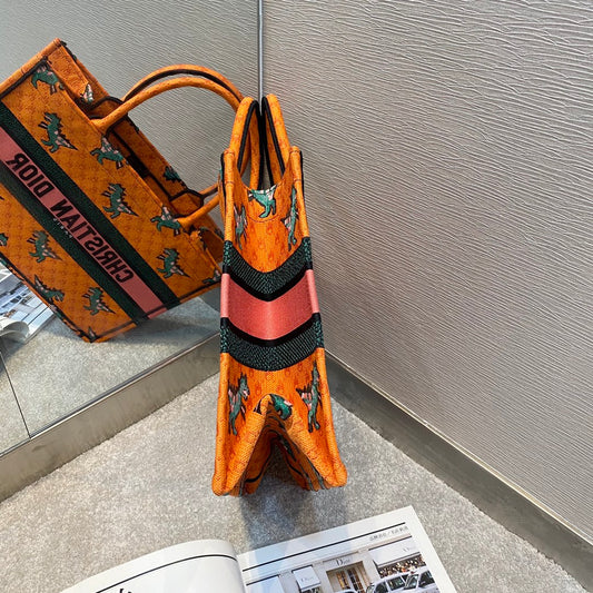 Dior Book Tote-小號36.5cm-小恐龍