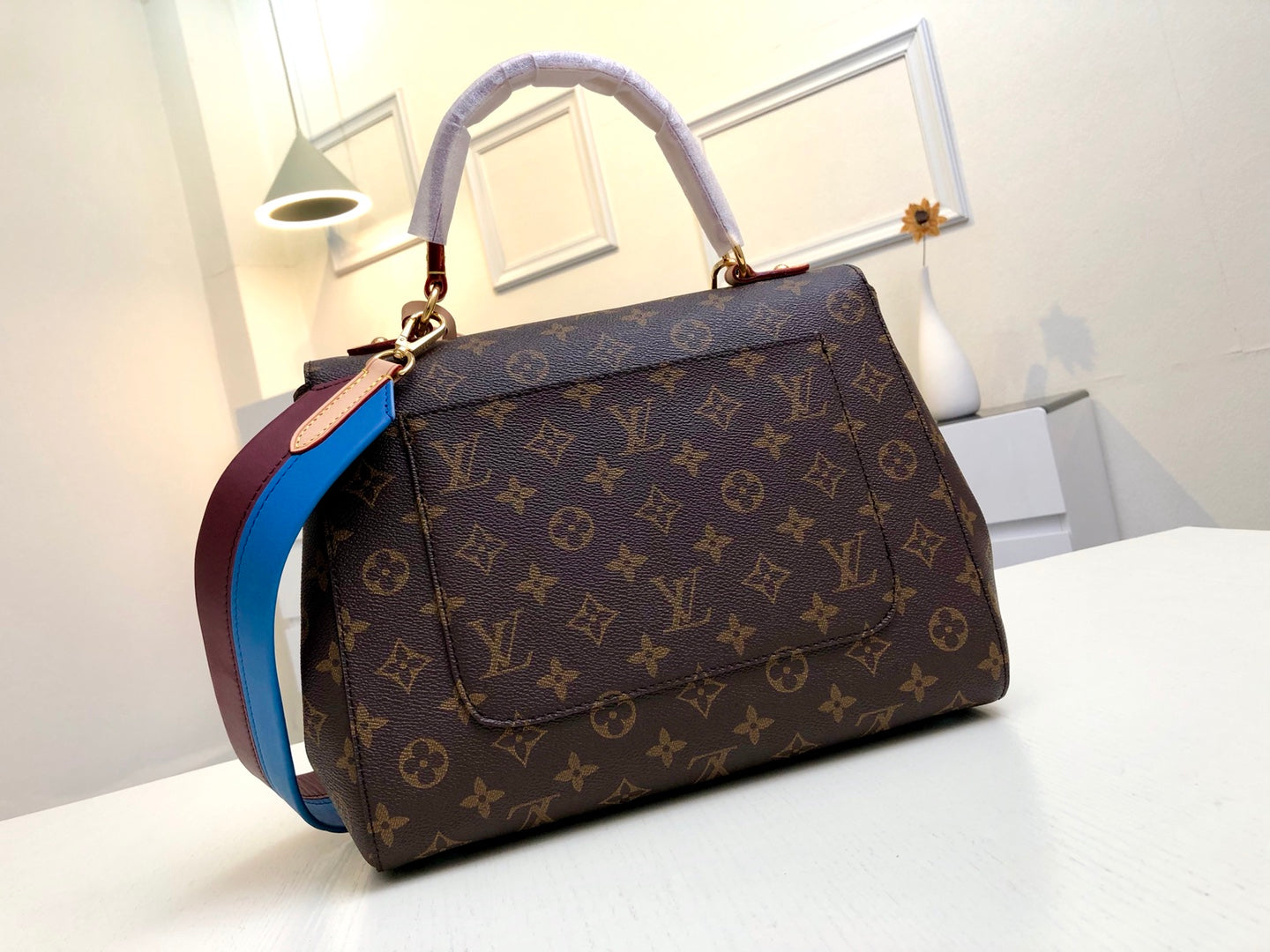 M42735 路L家-Monogram 秋冬新款 Cluny手袋 藍色