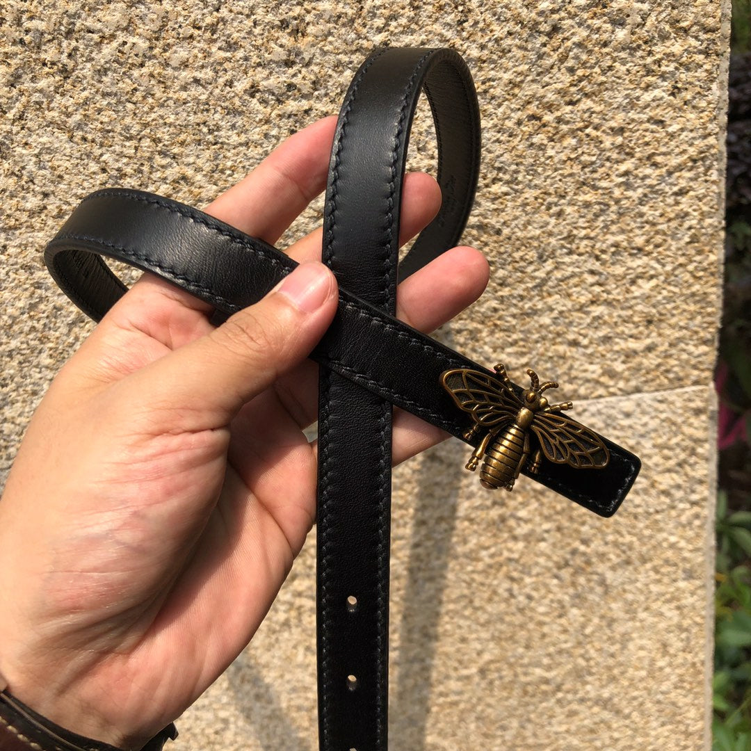 迪D家-黑色皮帶-2.0cm