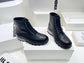 Jil sander-2022秋冬 爆休閒系列 厚底透明跟休閒短靴 情侶款