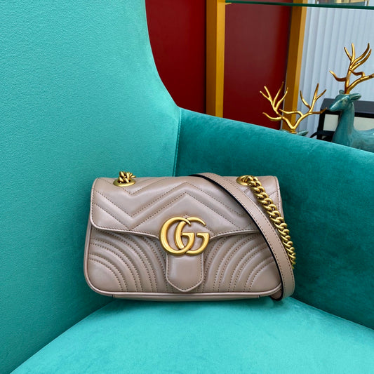 古G家-Marmont-奶茶色小號(22*13*6cm)