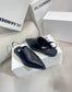 Jil sander-2022春夏 走秀新款 牛皮尖頭平底拖鞋