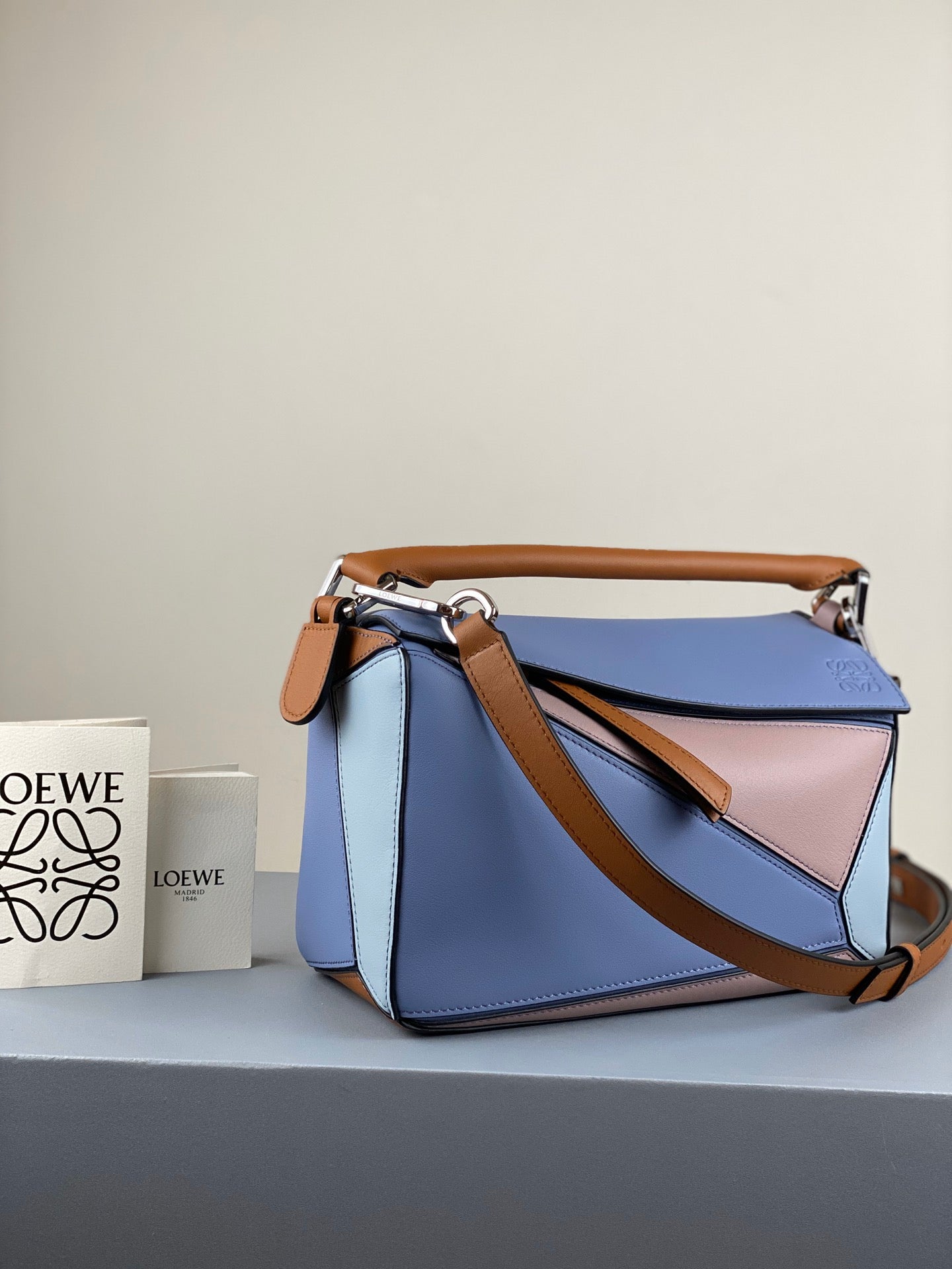 羅L威-Puzzle bag 小牛皮