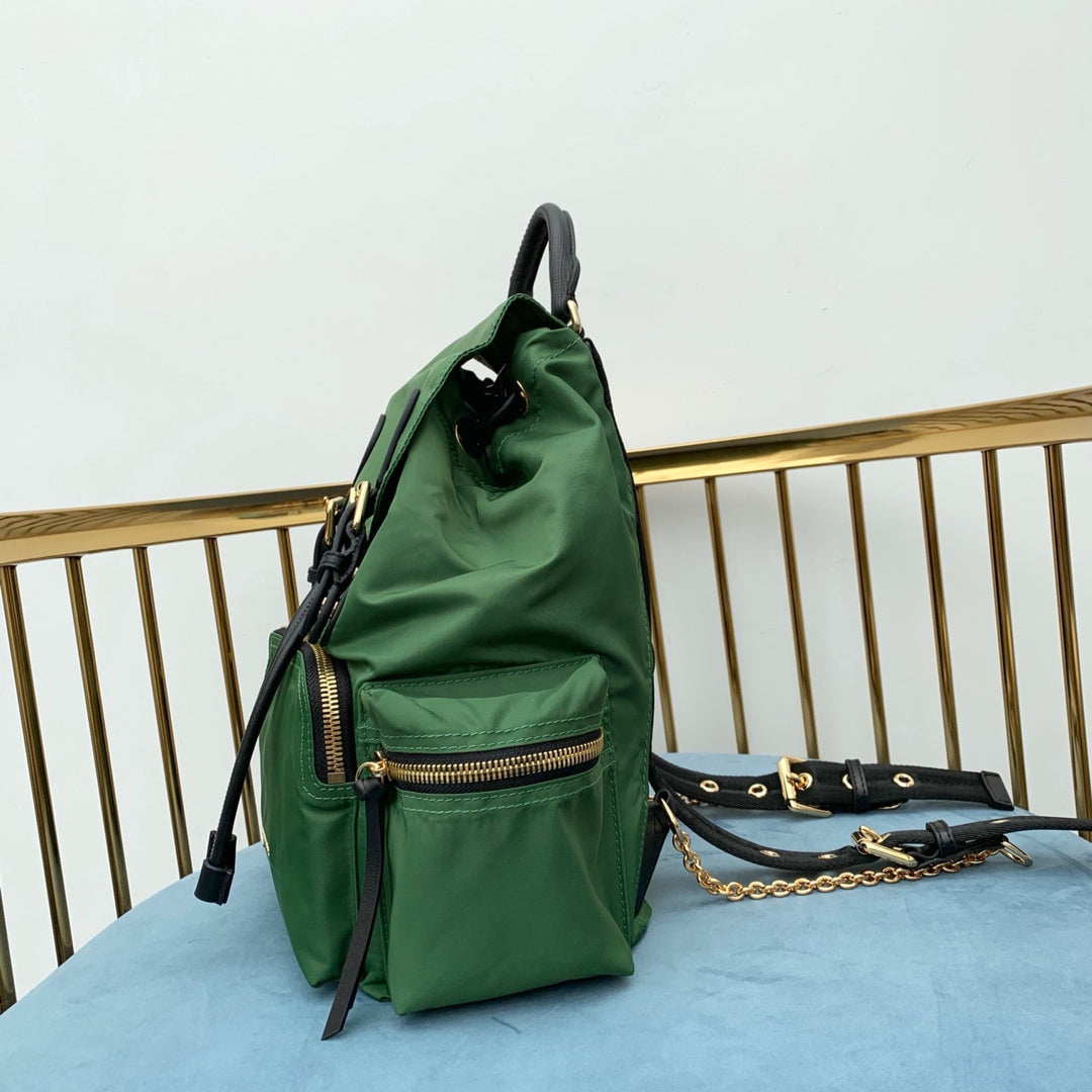 巴B家-Rucksack軍旅背包 綠色 中號