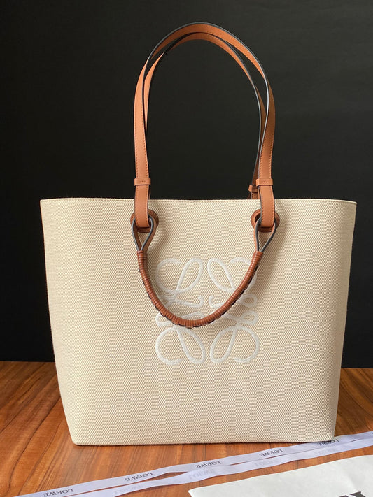 羅L威-Anagram Tote 刺繡印花 大號