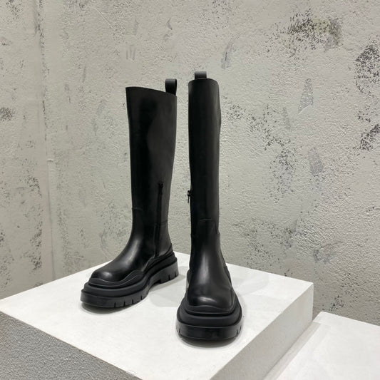 B編織-22ss 拉鍊高筒靴(35-39,34.40-42可訂製)