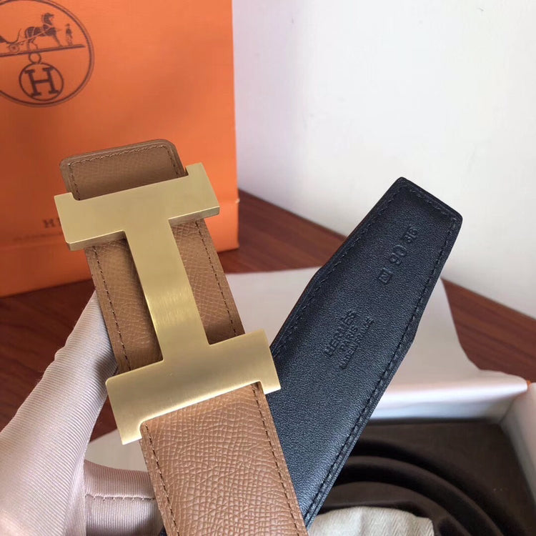 小愛款-咖色皮帶-4.0cm-男款