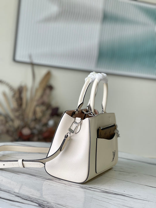 M20520 路L家-Marelle Tote 小號 米色