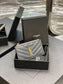 YSL 新品卡包-藍灰色金扣