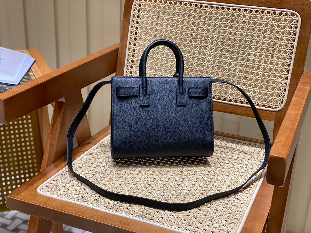 聖Y羅-sac de jour 風琴包山羊紋 黑色 22cm