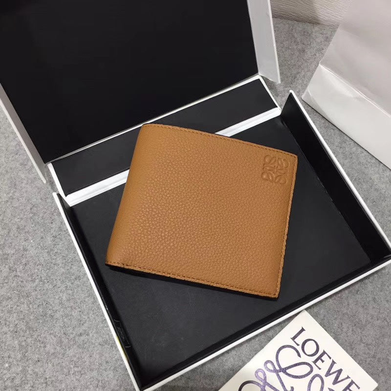 Loewe 男款對折短夾
