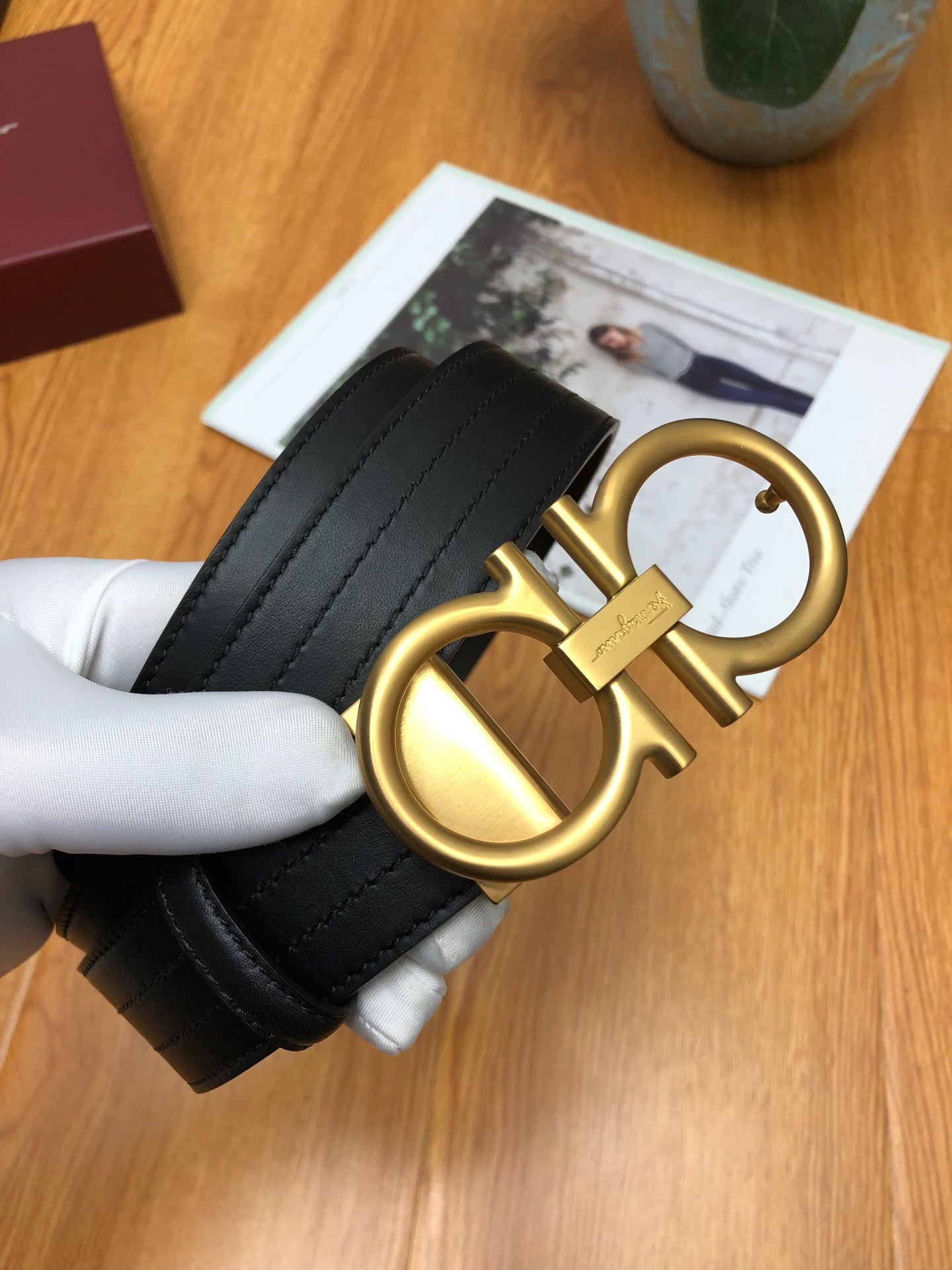 SF菲拉格-皮帶-3.5cm-男款