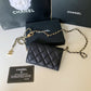 Chanel CF鏈條零錢卡包